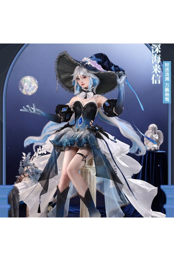 1/3 Delusion Genshin Impact Furina Focalors Outfit Cosplay Costume